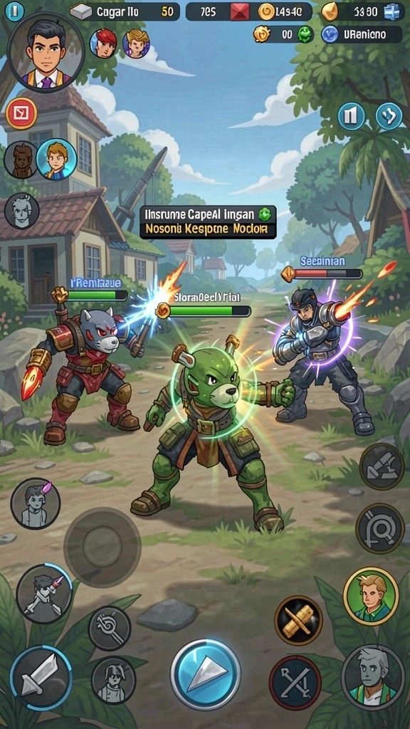 Menampilkan mode multiplayer dengan teman-teman secara real-time.