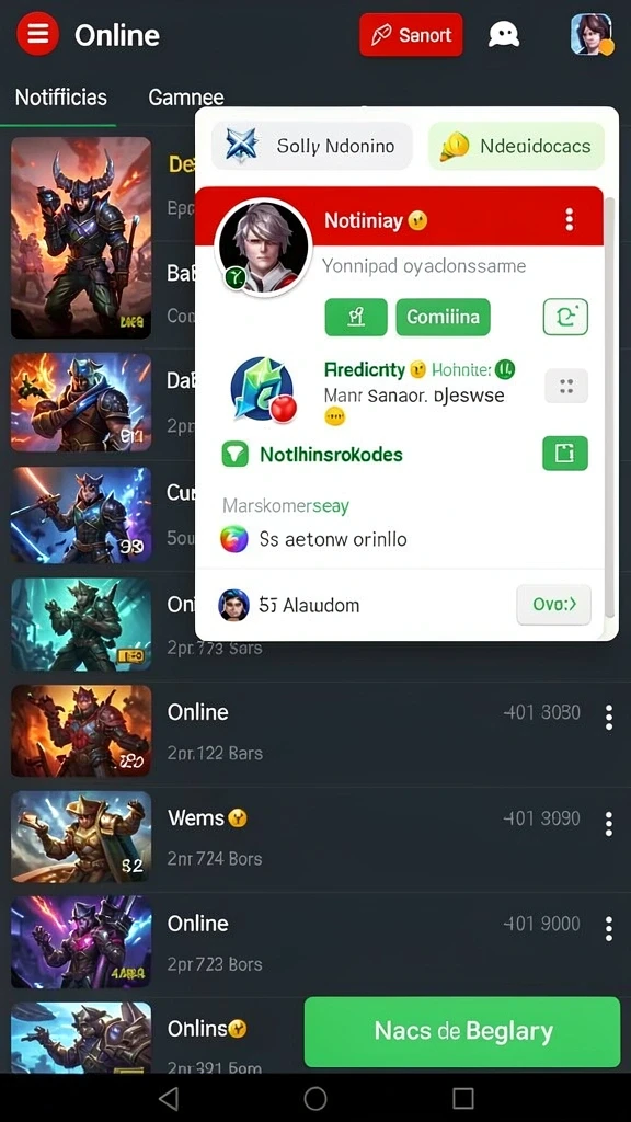 Menu karakter yang beragam dan kreatif.
