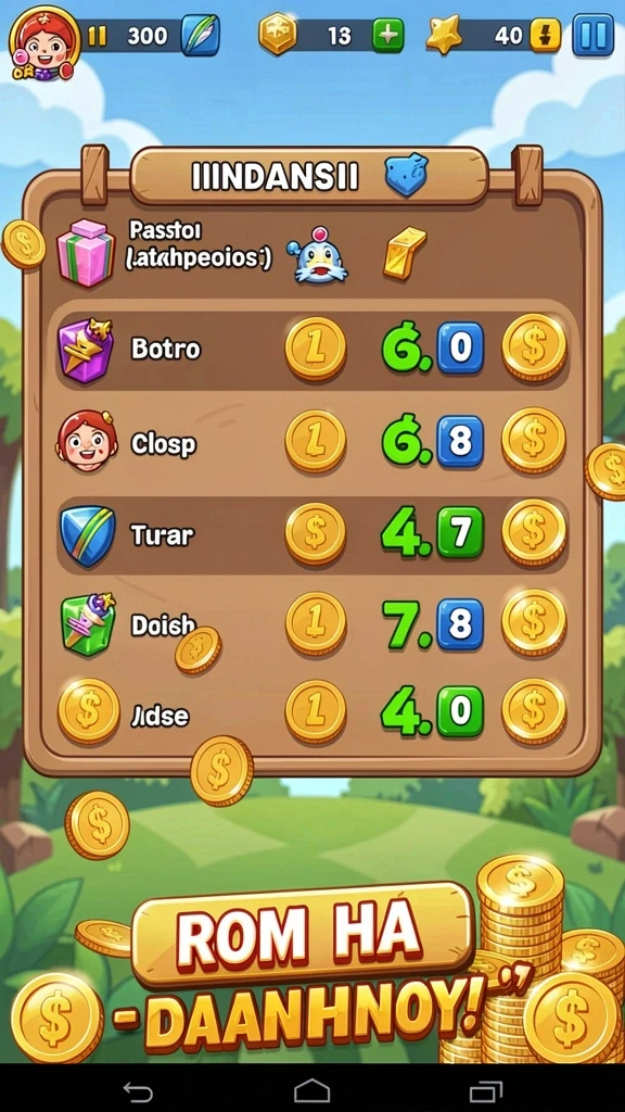Screenshot menampilkan fitur bonus yang menguntungkan untuk pengguna.