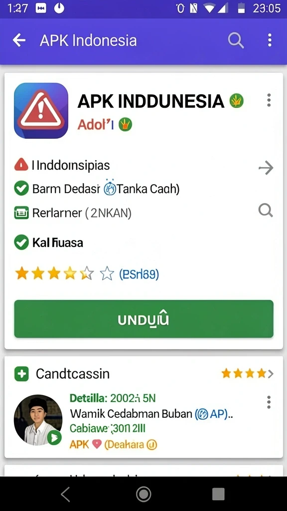 Tampilan utama dengan grafis yang memukau.