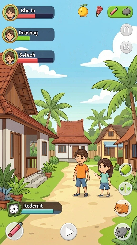 Fitur komunitas yang memungkinkan interaksi antar pemain.