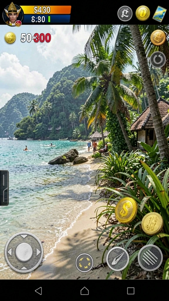 Gambar ketiga menunjukkan berbagai pilihan tema slot yang tersedia.