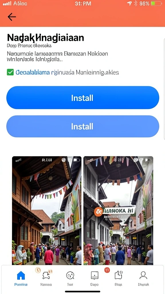 Karakter unik dengan desain menarik.