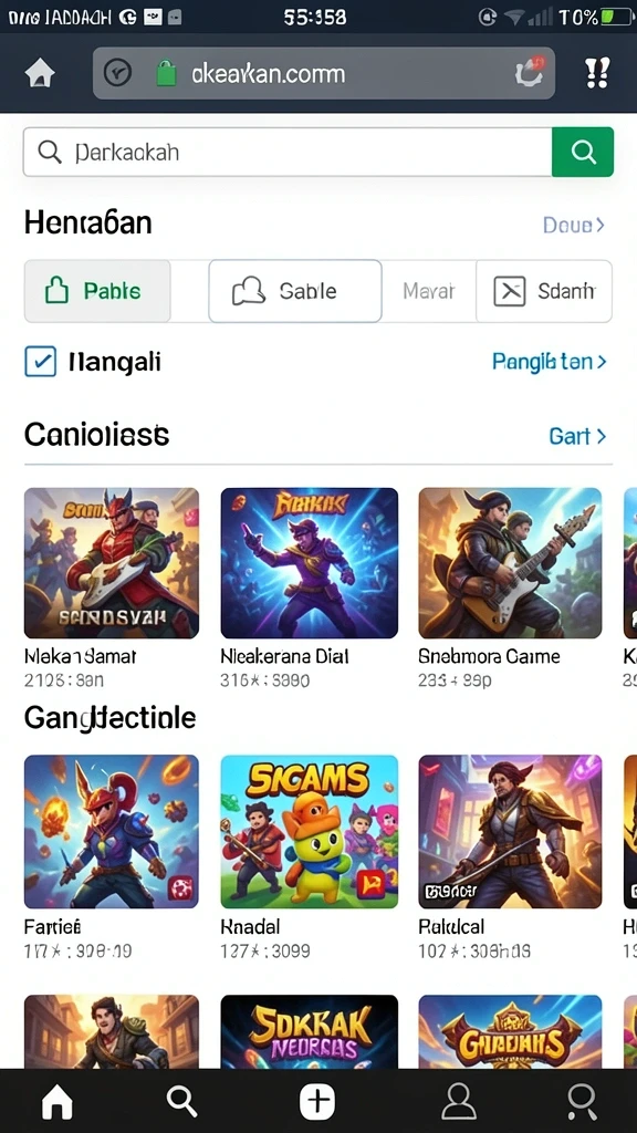 Fitur live draw yang memukau dan interaktif.
