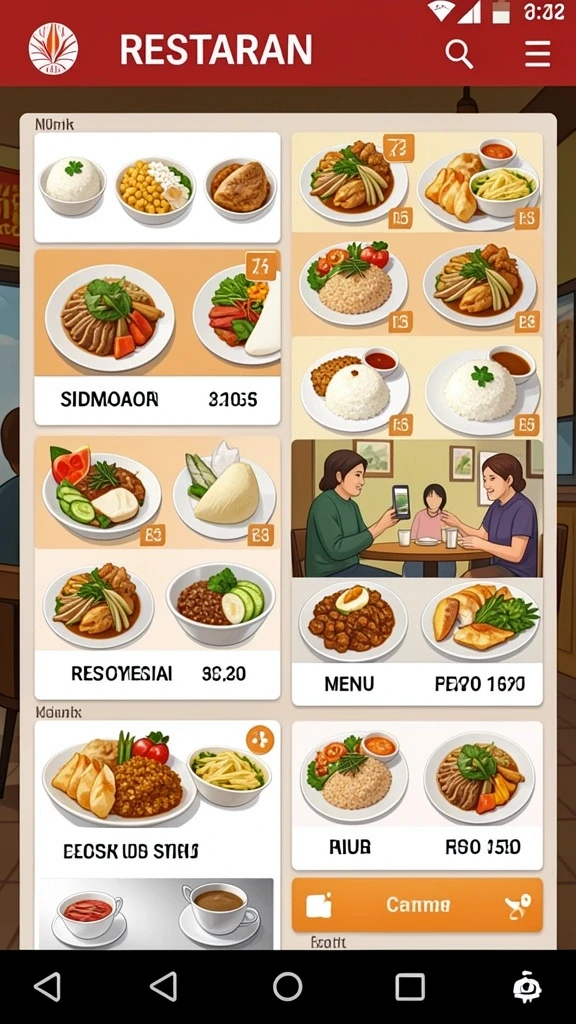 Antarmuka pengguna yang mudah dipahami.