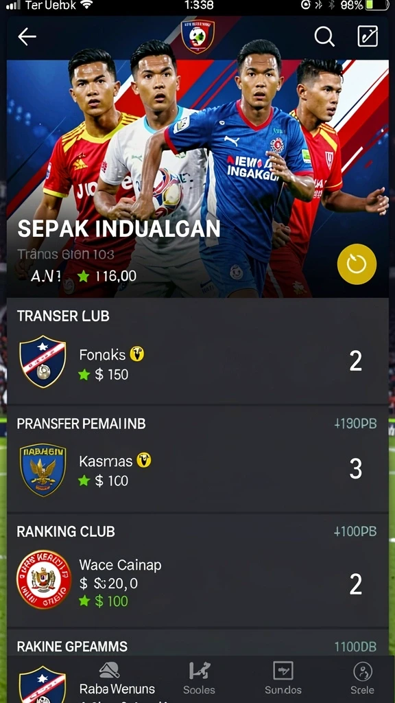 Berbagai karakter menarik untuk dipilih.