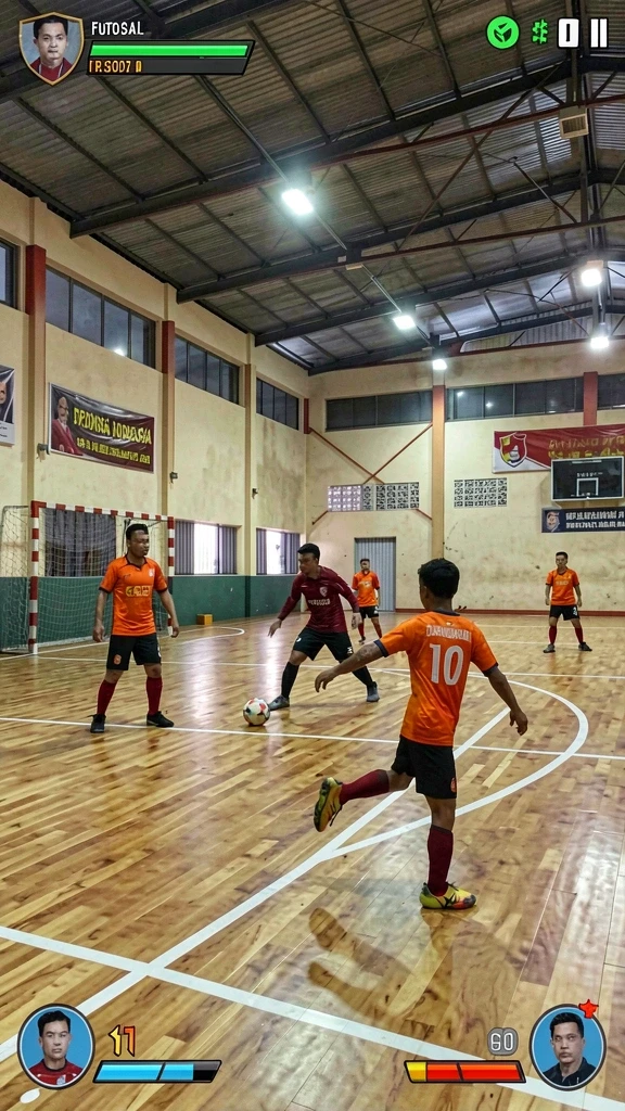 Tangkapan layar menunjukkan fitur interaksi sosial dengan teman.