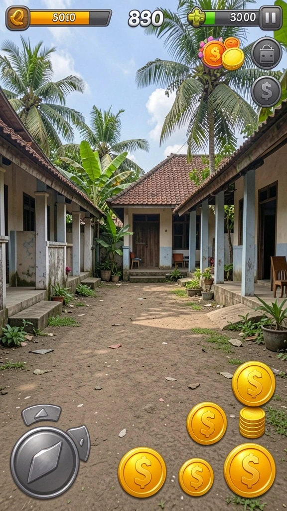 Screenshot menampilkan aksi seru dalam petualangan.
