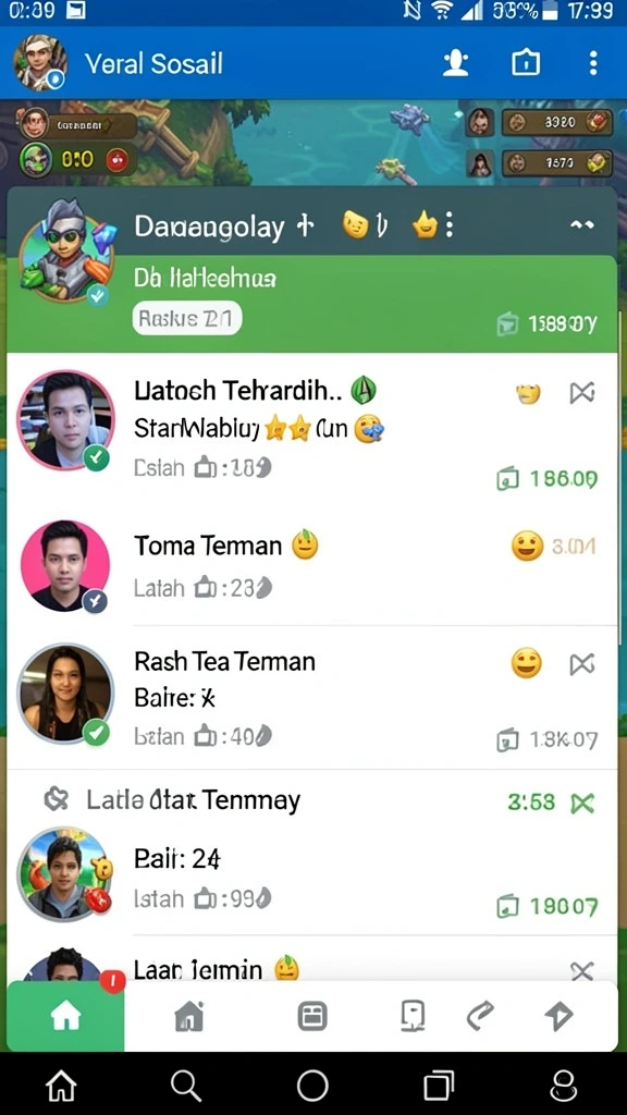Momen seru dalam pertarungan melawan monster.