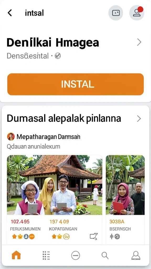 Tampilan antarmuka yang user-friendly.