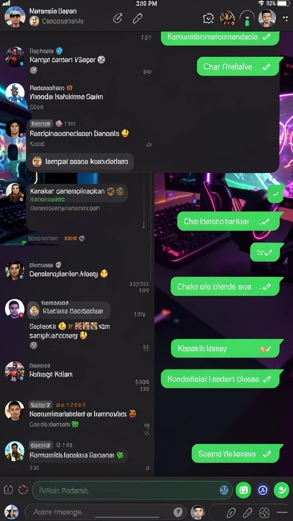 Tampilan awal aplikasi yang menarik dan user-friendly.