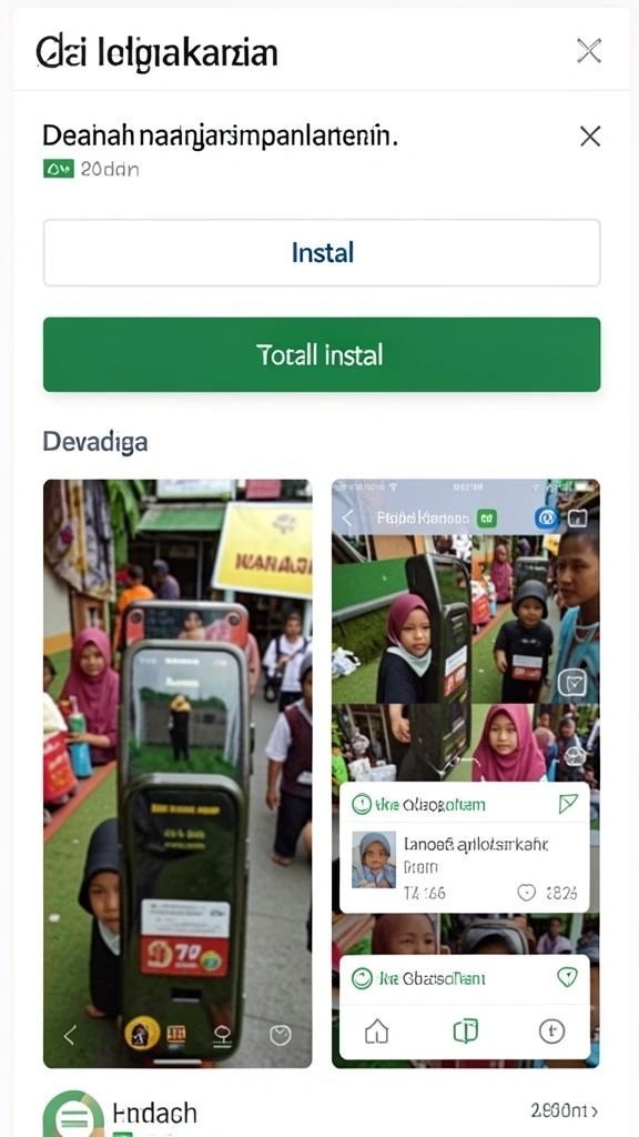 Tampilan antarmuka yang ramah pengguna.
