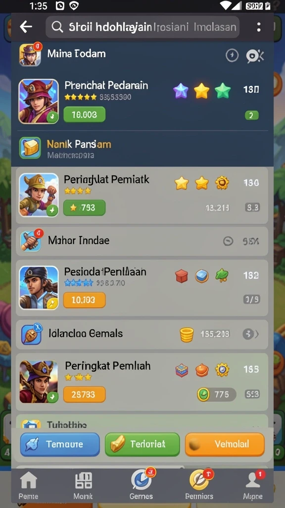 Grafis yang memukau dan warna yang cerah.