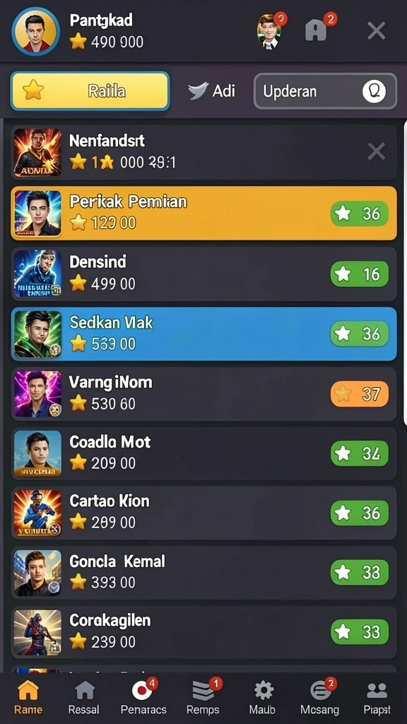 Setiap level menawarkan grafik yang memukau dan dinamis.