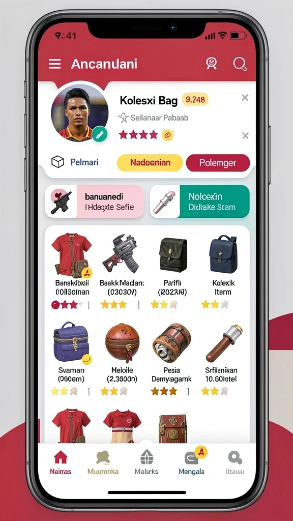 Menampilkan mesin slot dengan tema petualangan.