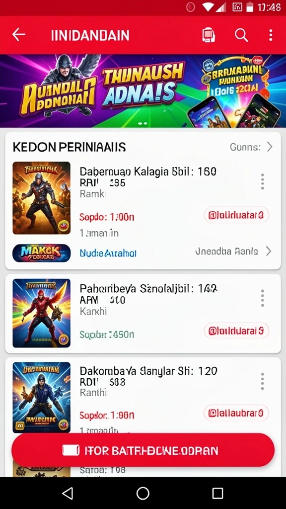Tampilan antarmuka utama LNOVA777 yang menarik.