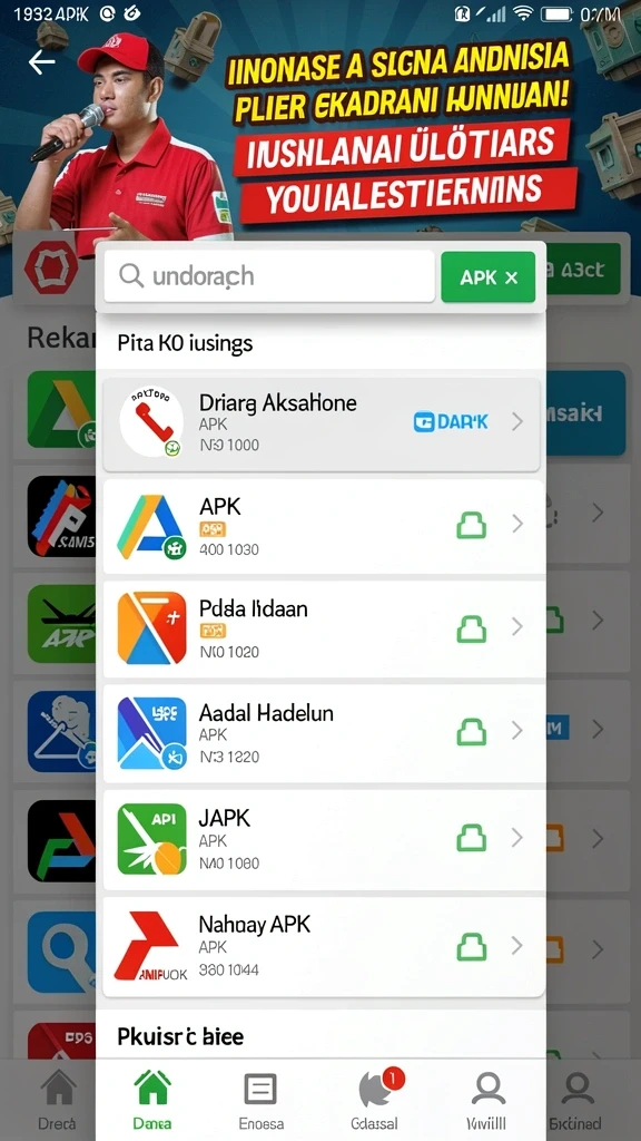 Tampilan antarmuka yang modern dan menarik.