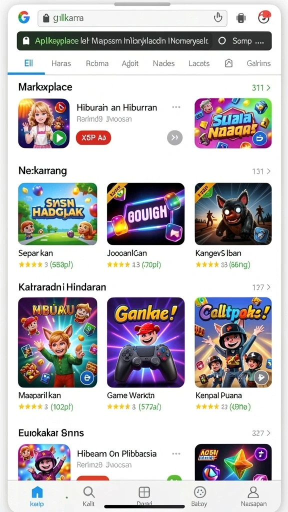 Pengalaman bermain yang seru di level menantang.
