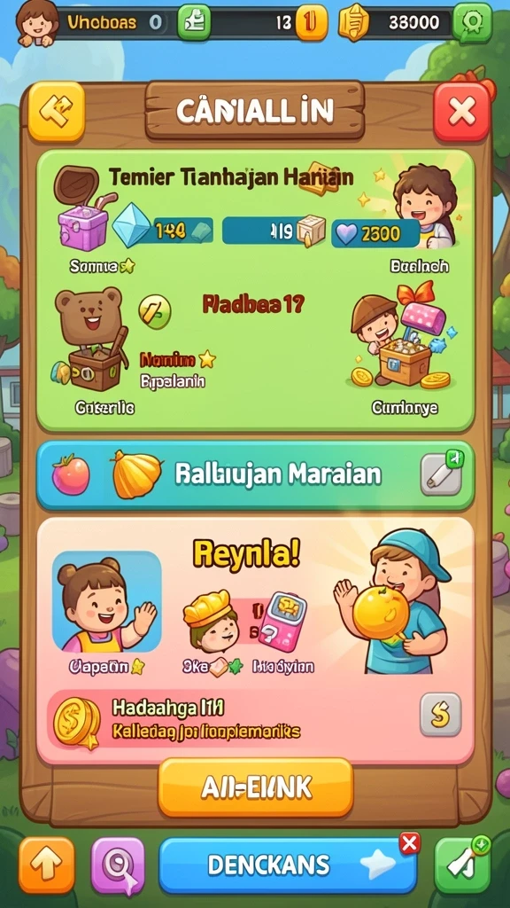Level yang menantang dan seru.