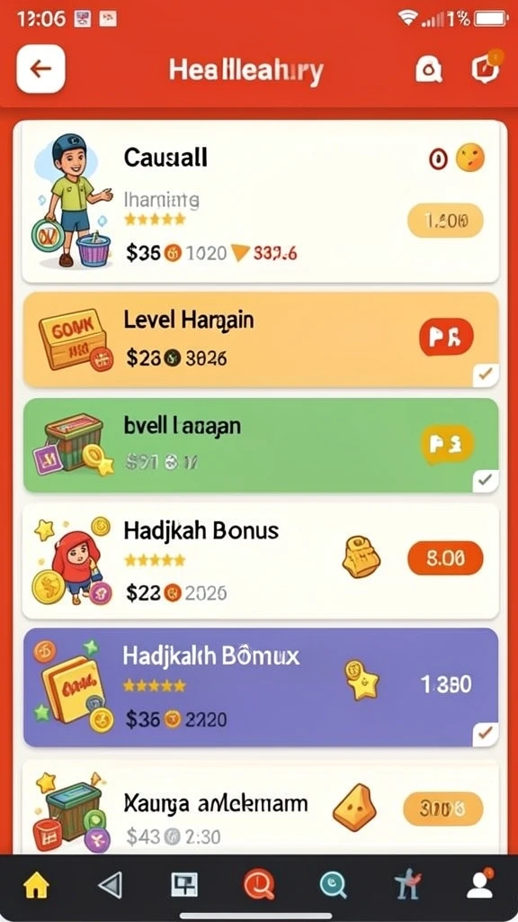 Beragam permainan seru untuk dinikmati.