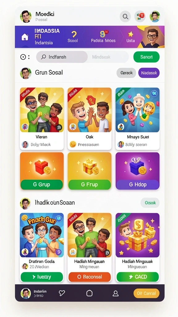 Mode multiplayer untuk bermain bersama teman.