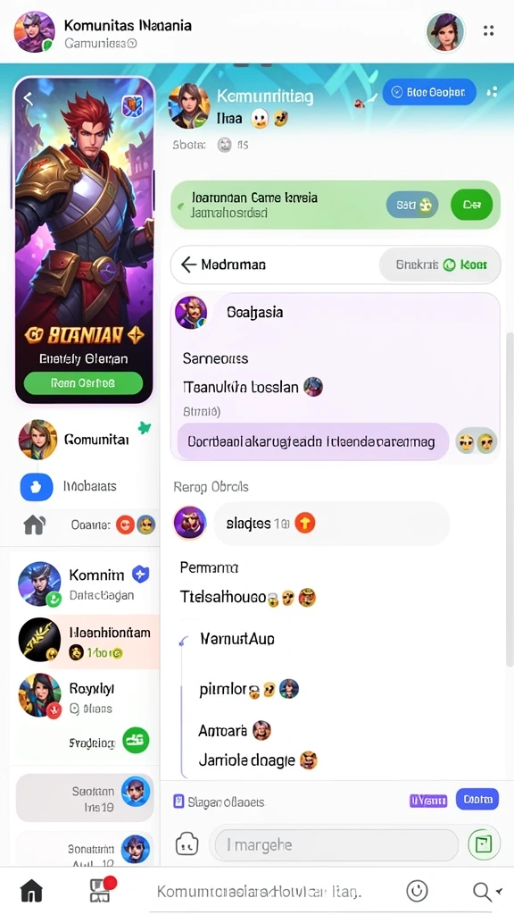 Tampilan antarmuka yang menarik dan user-friendly.