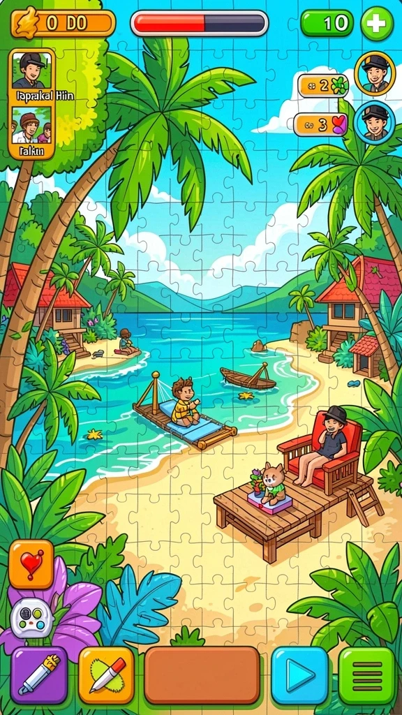 Fitur multiplayer yang mudah diakses untuk bermain bersama teman.