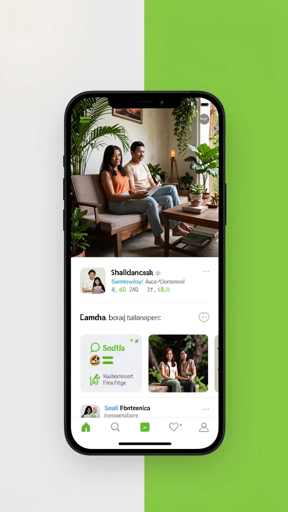 Tampilan antarmuka aplikasi yang user-friendly.
