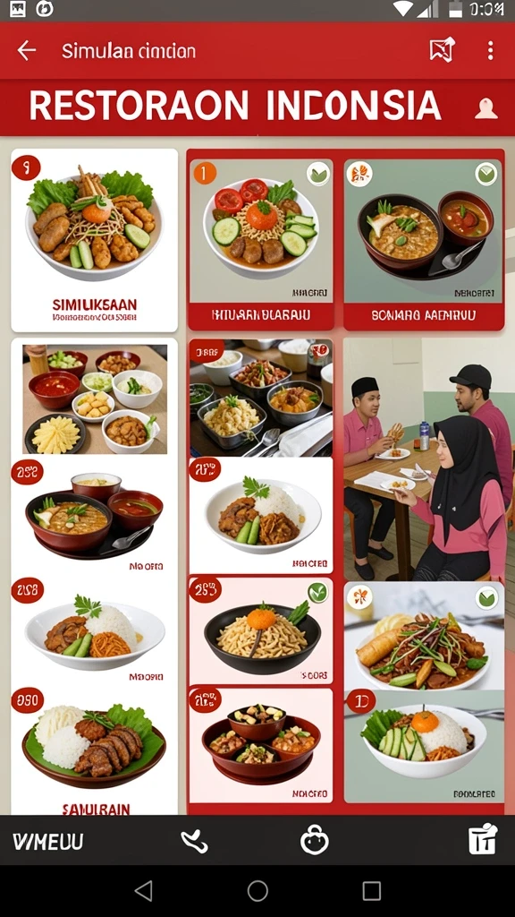 Antarmuka pengguna yang bersih dan menarik.