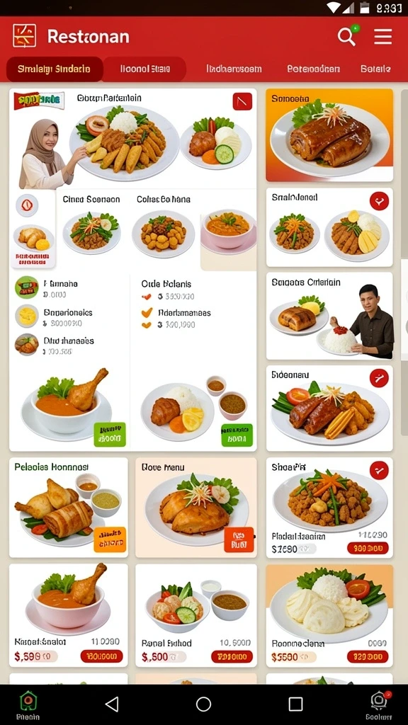 Tampilan antarmuka yang ramah pengguna.