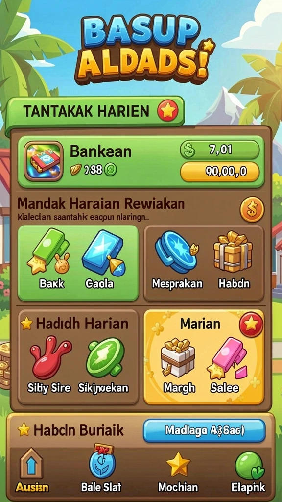 Tampilan antarmuka yang intuitif dan bersahabat.