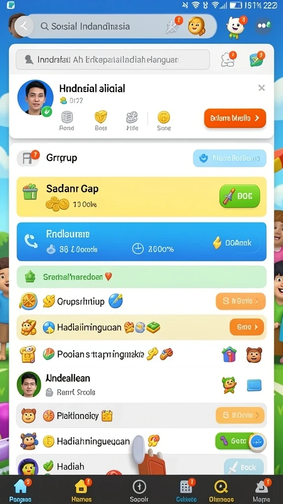 Tampilan antarmuka yang modern dan intuitif.