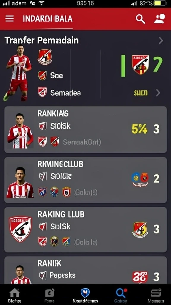 Tampilan antarmuka yang menarik dan modern.